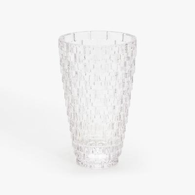 Pressed glass vase